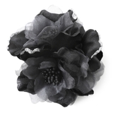 ブラック | コサージュ ブローチ お花 | Jewel vox