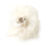 アイボリー | コサージュ ブローチ お花 | Jewel vox