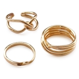 ゴールド | リング 指輪 3点 | Jewel vox