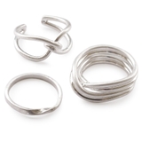 シルバー | リング 指輪 3点 | Jewel vox