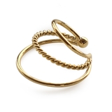 【左耳用】ゴールド | イヤーカフ イヤリング ウェアリング | Jewel vox