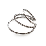 【左耳用】シルバー | イヤーカフ イヤリング ウェアリング | Jewel vox