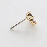 チタン製ポスト スワロフスキー クリスタル | Jewel vox | 詳細画像7 