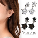 チタン製ポストピアス キュービックジルコニア サークル | Jewel vox | 詳細画像5