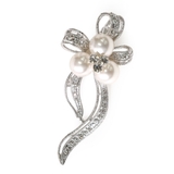 【E】シルバー | ブローチ 卒園式 卒業式 | Jewel vox