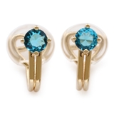 [ゴールド]ターコイズ | イヤリング 金属アレルギー 樹脂 | Jewel vox