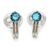 [シルバー]ターコイズ | イヤリング 金属アレルギー 樹脂 | Jewel vox