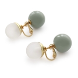 【イヤリング】カーキ | ピアス イヤリング 金属アレルギー | Jewel vox