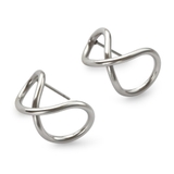 シルバー | ピアス レディース ツイストライン | Jewel vox