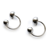 【B】シルバー | イヤリング マグネット 金属アレルギー | Jewel vox