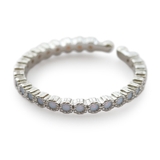 【ホワイト】シルバー | 指輪 リング レディース | Jewel vox