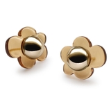 クリアブラウン | ピアス 金属アレルギー レディース | Jewel vox