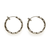 【Mサイズ】シルバー | イヤリング ステンレス製 レディース | Jewel vox