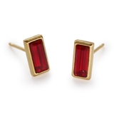 レッド | ピアス ステンレス製 レディース | Jewel vox