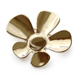 【フラワー】ゴールド | ブローチ キルトピン ストールピン | Jewel vox