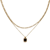 ゴールド×ブラック | ネックレス ステンレス 金属アレルギー | Jewel vox