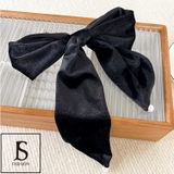 パール付きバレッタ リボン ベロア | JS FASHION | 詳細画像2 