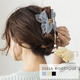 シアーリボンヘアクリップ | JULIA BOUTIQUE | 詳細画像1