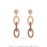 べっ甲柄3連チェーンピアス | JULIA BOUTIQUE | 詳細画像2