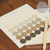 【LASOA】丸シール モカ /L00000 | JULIA BOUTIQUE | 詳細画像1
