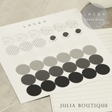 【LASOA】丸シール モノトーン /L00002 | JULIA BOUTIQUE | 詳細画像1