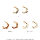 クリアゴールドフレークピアス/L00035 | JULIA BOUTIQUE | 詳細画像2 