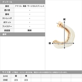 クリアゴールドフレークピアス/L00035 | JULIA BOUTIQUE | 詳細画像3 