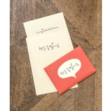 【レッド】 | 【LASOA】ハングル吹き出しメッセージレターセット/L00076 | JULIA BOUTIQUE