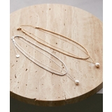 シルバー(93) | レイヤード淡水パールネックレス | VIS