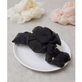 ブラック(01) | シフォンバンスヘアクリップ | VIS 