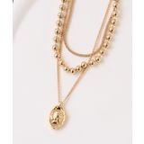 ゴールド(90) | ダブルチェーンコインネックレス | VIS 