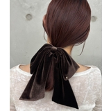 ブラウン(20) | ビックベロアリボンヘアカフ | VIS 