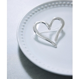 シルバー(93) | ニュアンスオープンハートブローチ | VIS 