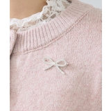 シルバー(93) | リボンビジューブローチ | VIS 