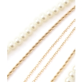 ガラスパール3連ネックレス | VIS | 詳細画像10