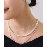 ガラスパール3連ネックレス | VIS | 詳細画像4