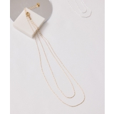 ゴールド(90) | レイヤードナローチェーンネックレス | VIS