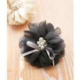 チャコール(06) | チュールMIXフラワーコサージュ | ROPE' PICNIC