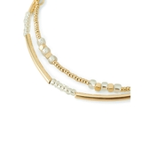 メタルカラーデザインマンテルパーツ2連ブレスレット | ROPE' PICNIC | 詳細画像4 