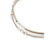 メタルカラーデザインマンテルパーツ2連ブレスレット | ROPE' PICNIC | 詳細画像7 