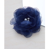 ネイビー(40) | オーガンジー×チュールフラワーコサージュ | ROPE' PICNIC