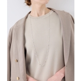 飛ばしクリアビーズミディアムネックレス | ROPE' PICNIC | 詳細画像3 