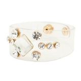 透け感が素敵なクリアバンドの上にラインストーンを配色♪すっきりとしたラインストー… | KawaiCat | 詳細画像6