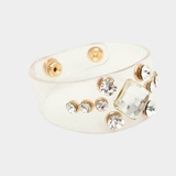 透け感が素敵なクリアバンドの上にラインストーンを配色♪すっきりとしたラインストー… | KawaiCat | 詳細画像7