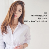 Vチャームのすっきりとしたデザインにパール装飾で洗練された印象のパールVチャーム… | KawaiCat | 詳細画像10