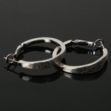 【ea16930】様々なコーディネートに良く合う♪シルバーカラーフープピアス | KawaiCat | 詳細画像8 