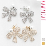 シルバー芯 ピアス レディース | KawaiCat | 詳細画像1