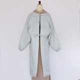 洋服でも着物でも使えるリネンのロング割烹着 無地 麻 | kimonocafe | 詳細画像5 