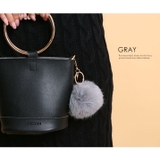 ラビットファーポンポンバッグチャーム 小物 雑貨 | kirakiraShop  | 詳細画像13 