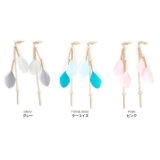 フェザーチェーンロングピアス 小物 アクセサリー | kirakiraShop | 詳細画像2